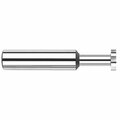 Harvey Tool 3/16 dia. x 0.1180 in. Width x 0.2810 in. 9/32 Neck Carbide Square Keyseat Cutter, 6 Flute 22257